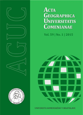 ACTA GEOGRAPHICA UNIVERSITATIS COMENIANAE